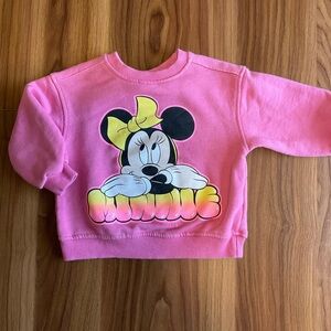 Zara 9-12M Minnie Crewneck